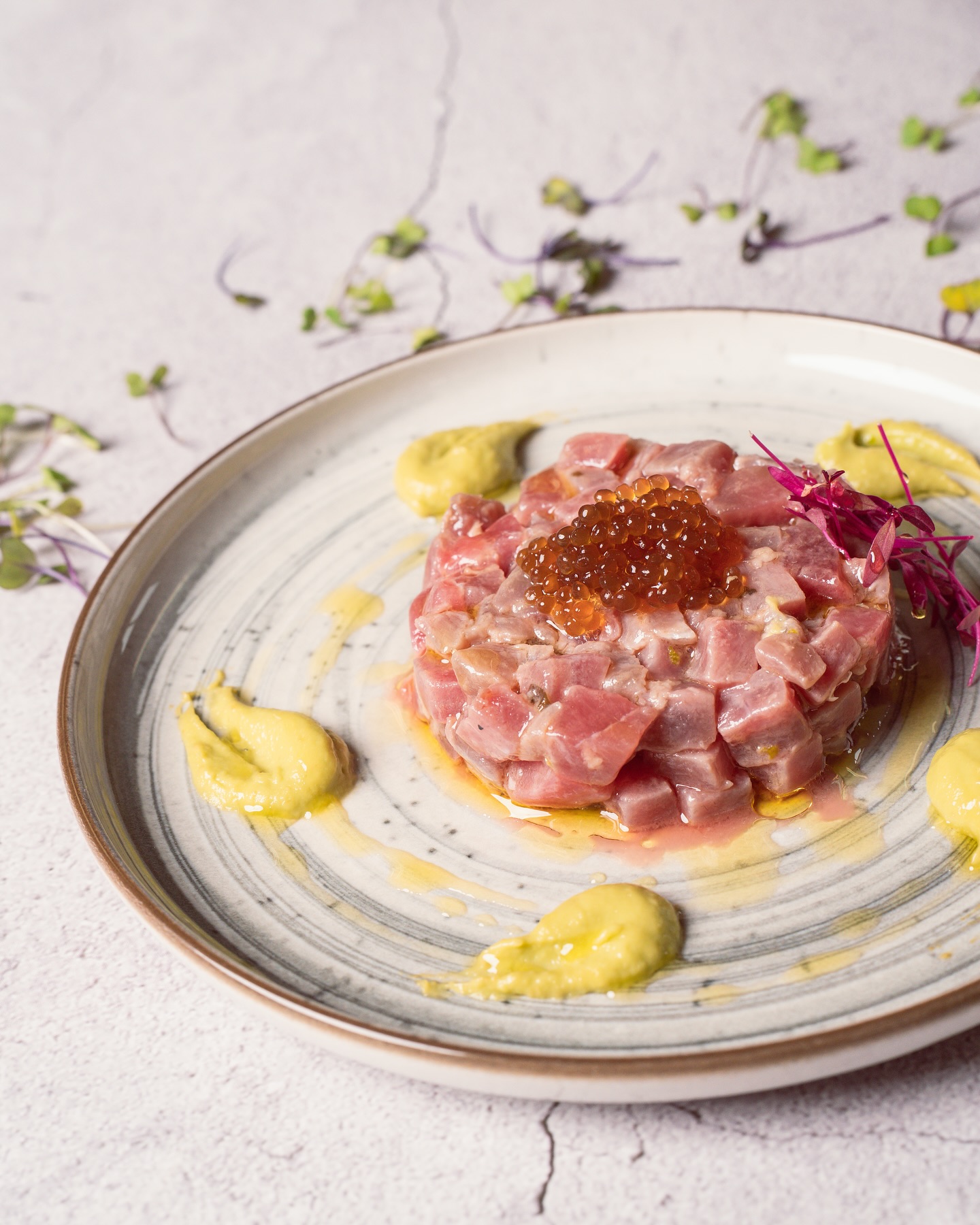 Menú de autor elaborado por chef privado